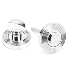 Polished Chrome Round Thumbturn Set (Beehive) | From The Anvil-Thumbturns-Yester Home