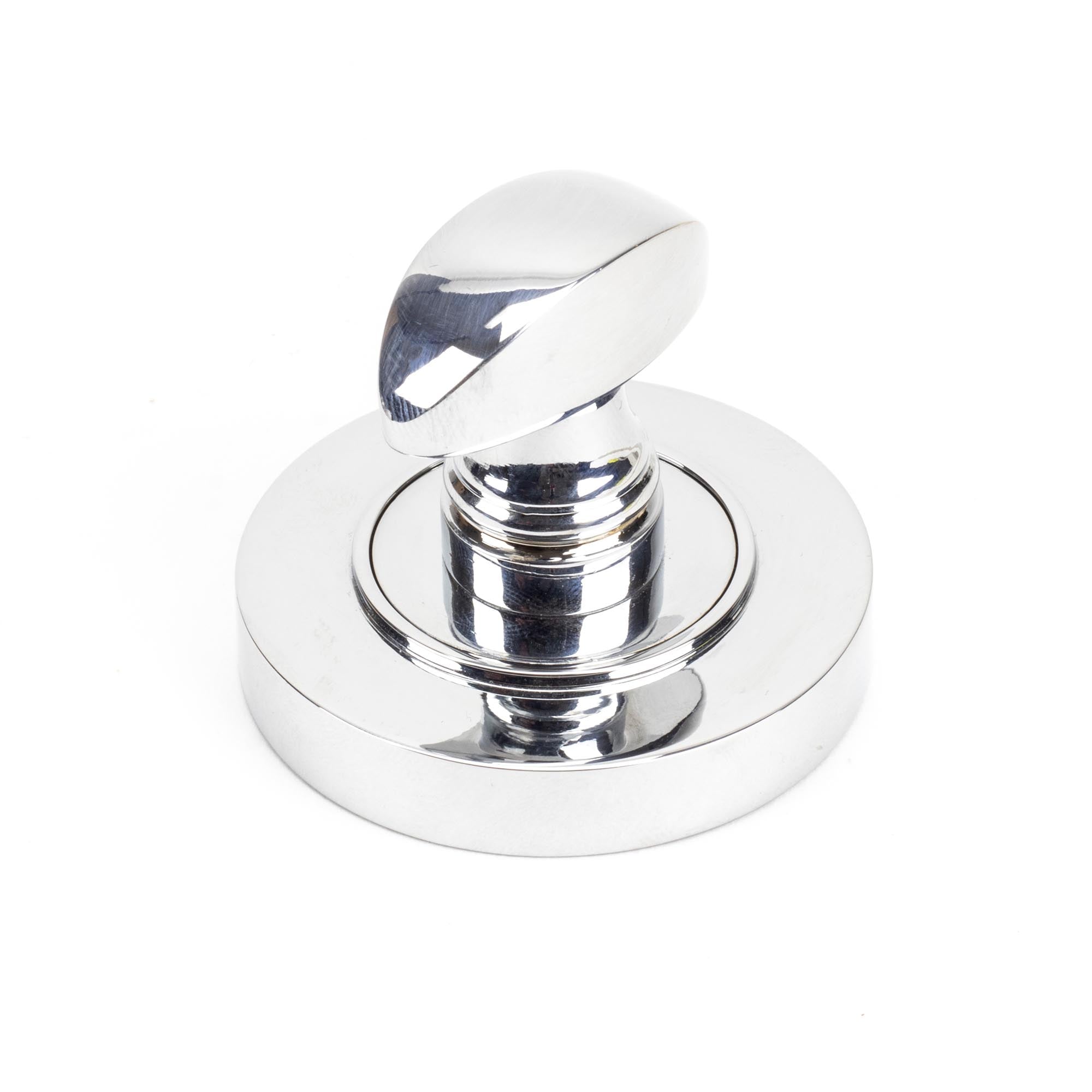 Polished Chrome Round Thumbturn Set (Plain) | From The Anvil - Thumbturns - From The Anvil - Yester Home