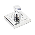 Polished Chrome Round Thumbturn Set (Square) | From The Anvil-Thumbturns-Yester Home