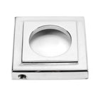 Polished Chrome Round Thumbturn Set (Square) | From The Anvil-Thumbturns-Yester Home