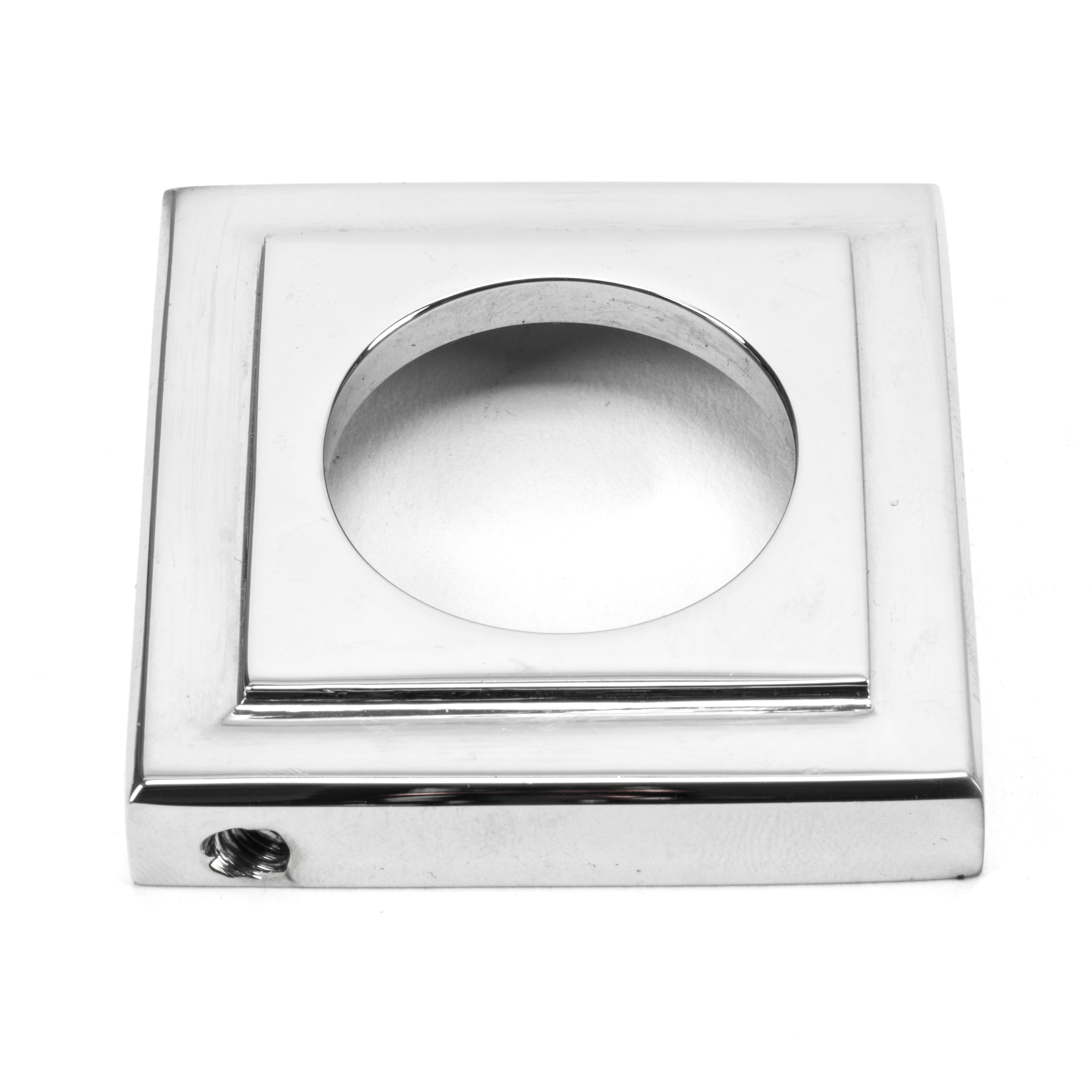 Polished Chrome Round Thumbturn Set (Square) | From The Anvil-Thumbturns-Yester Home