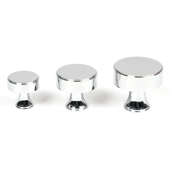Polished Chrome Scully Cabinet Knob - 32mm | From The Anvil-Cabinet Knobs-Yester Home