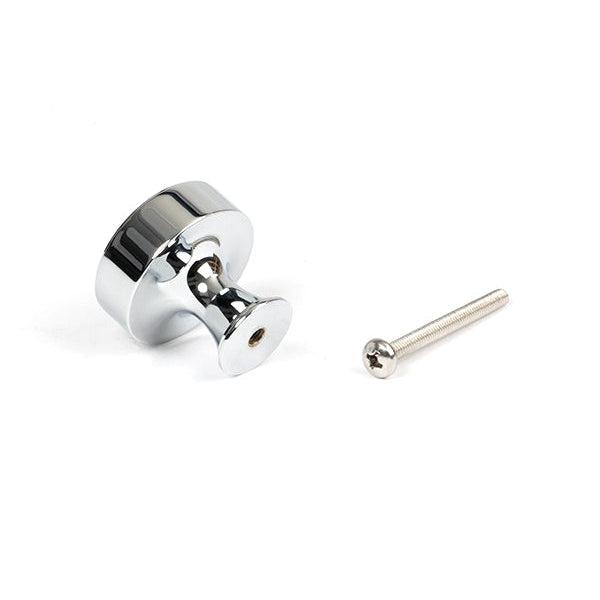 Polished Chrome Scully Cabinet Knob - 32mm | From The Anvil-Cabinet Knobs-Yester Home