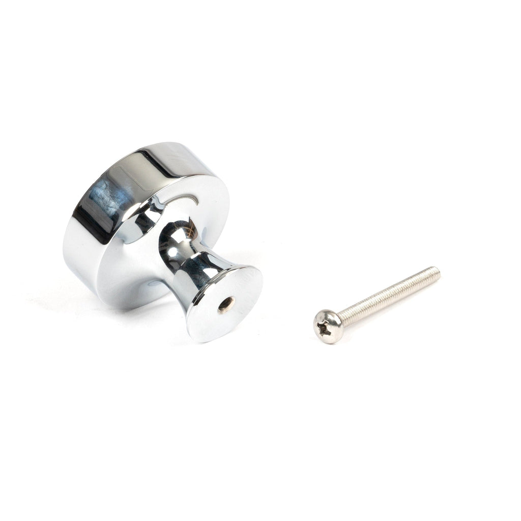 Polished Chrome Scully Cabinet Knob - 38mm | From The Anvil-Cabinet Knobs-Yester Home