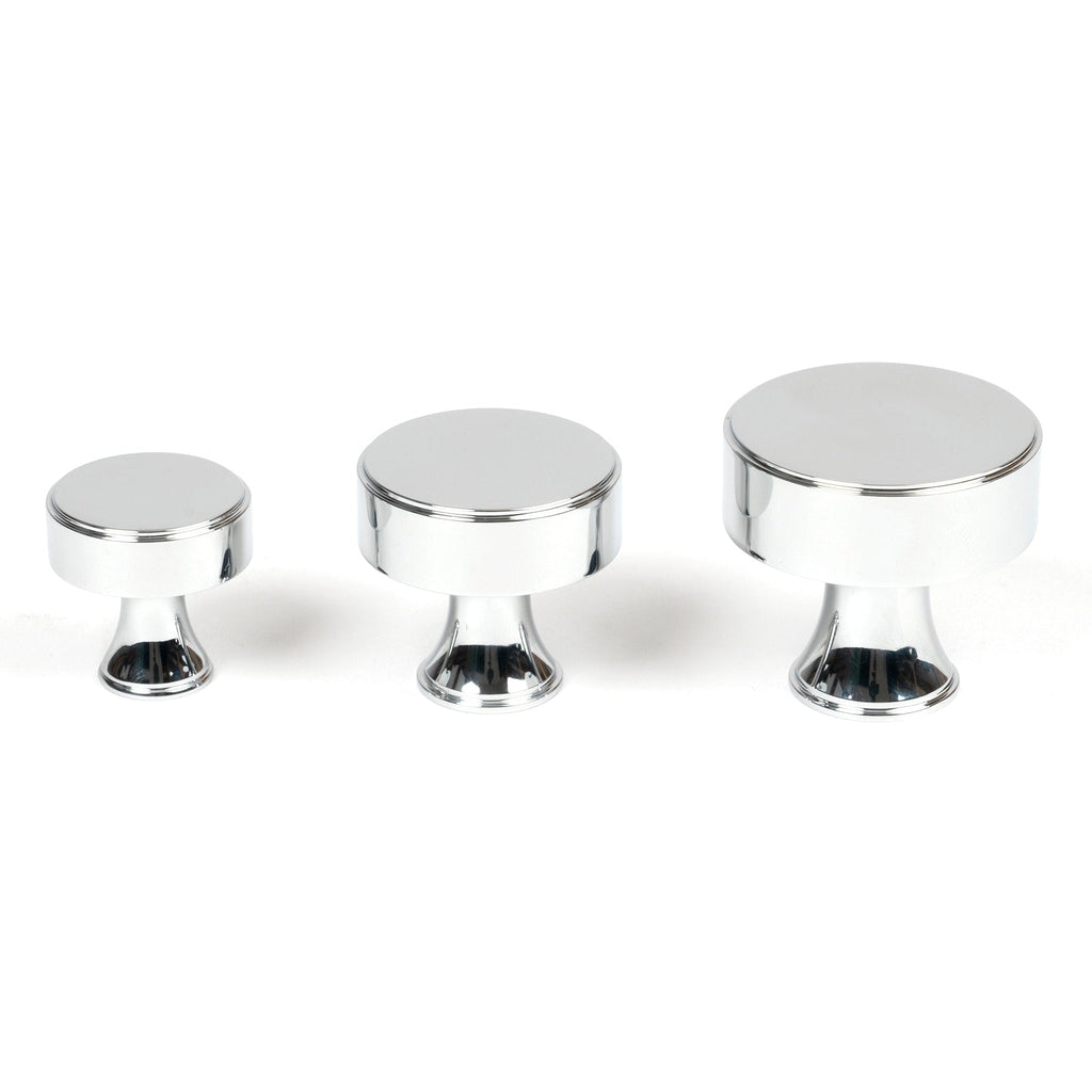 Polished Chrome Scully Cabinet Knob - 38mm | From The Anvil