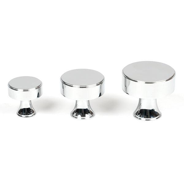 Polished Chrome Scully Cabinet Knob - 38mm | From The Anvil-Cabinet Knobs-Yester Home