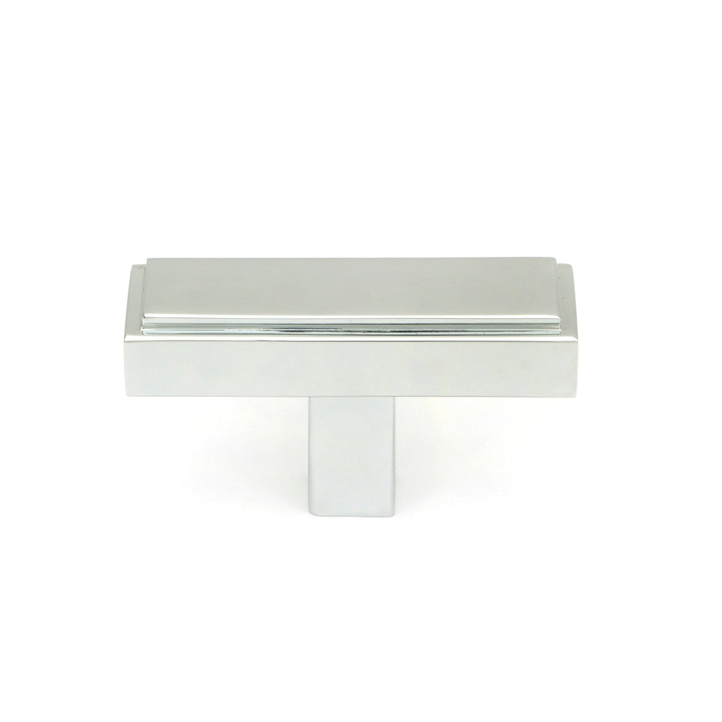 Polished Chrome Scully T-Bar | From The Anvil-Cabinet Knobs-Yester Home