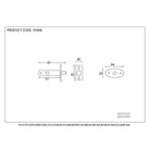 Polished Chrome Security Door Bolt | From The Anvil-Bolts-Yester Home