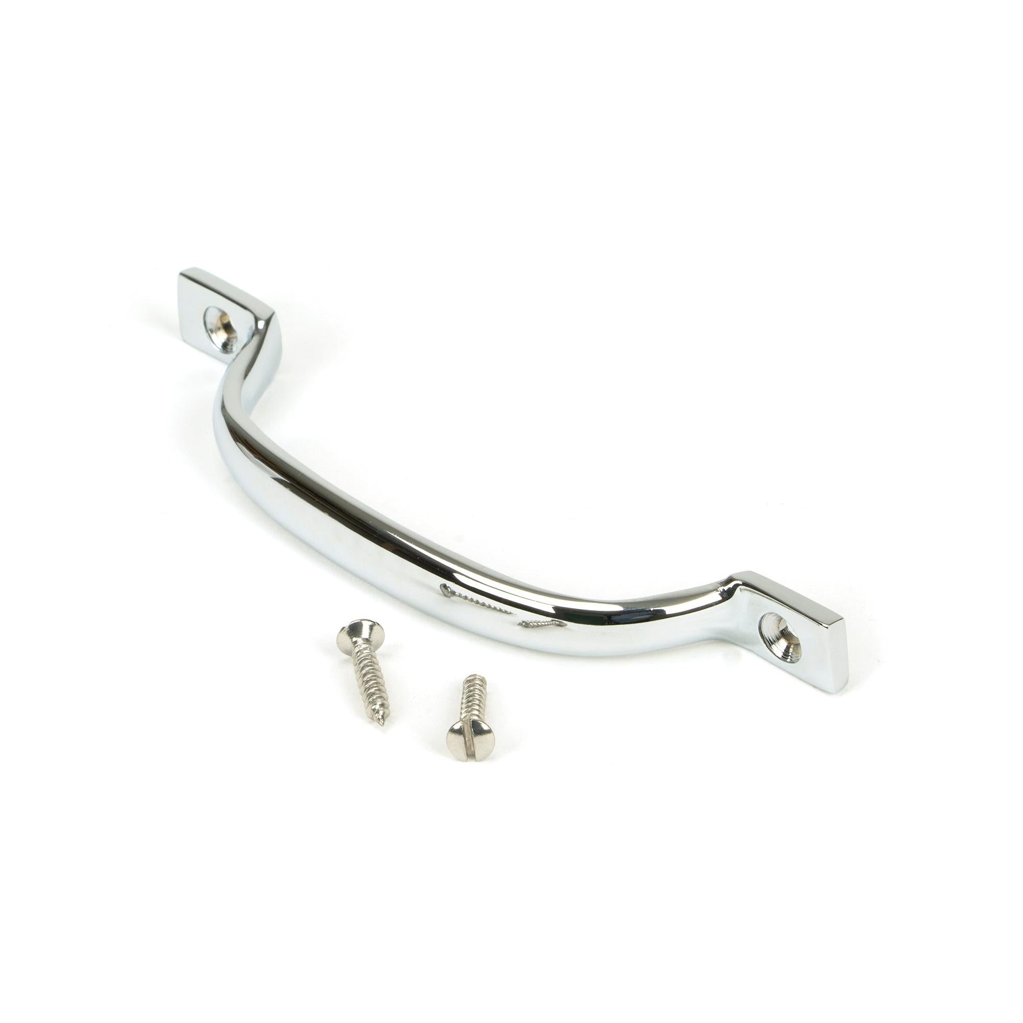 Polished Chrome Slim Sash Pull | From The Anvil - Sash Lifts - From The Anvil - Yester Home