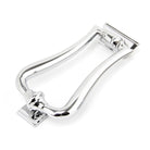 Polished Chrome Slimline Art Deco Door Knocker | From The Anvil - Bolt-Through Door Knockers - From The Anvil - Yester Home