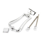 Polished Chrome Slimline Art Deco Door Knocker | From The Anvil - Bolt-Through Door Knockers - From The Anvil - Yester Home