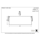 Polished Chrome Small Letter Plate Cover | From The Anvil-Letter Plate Covers-Yester Home