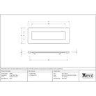 Polished Chrome Small Letter Plate | From The Anvil-Letter Plates-Yester Home