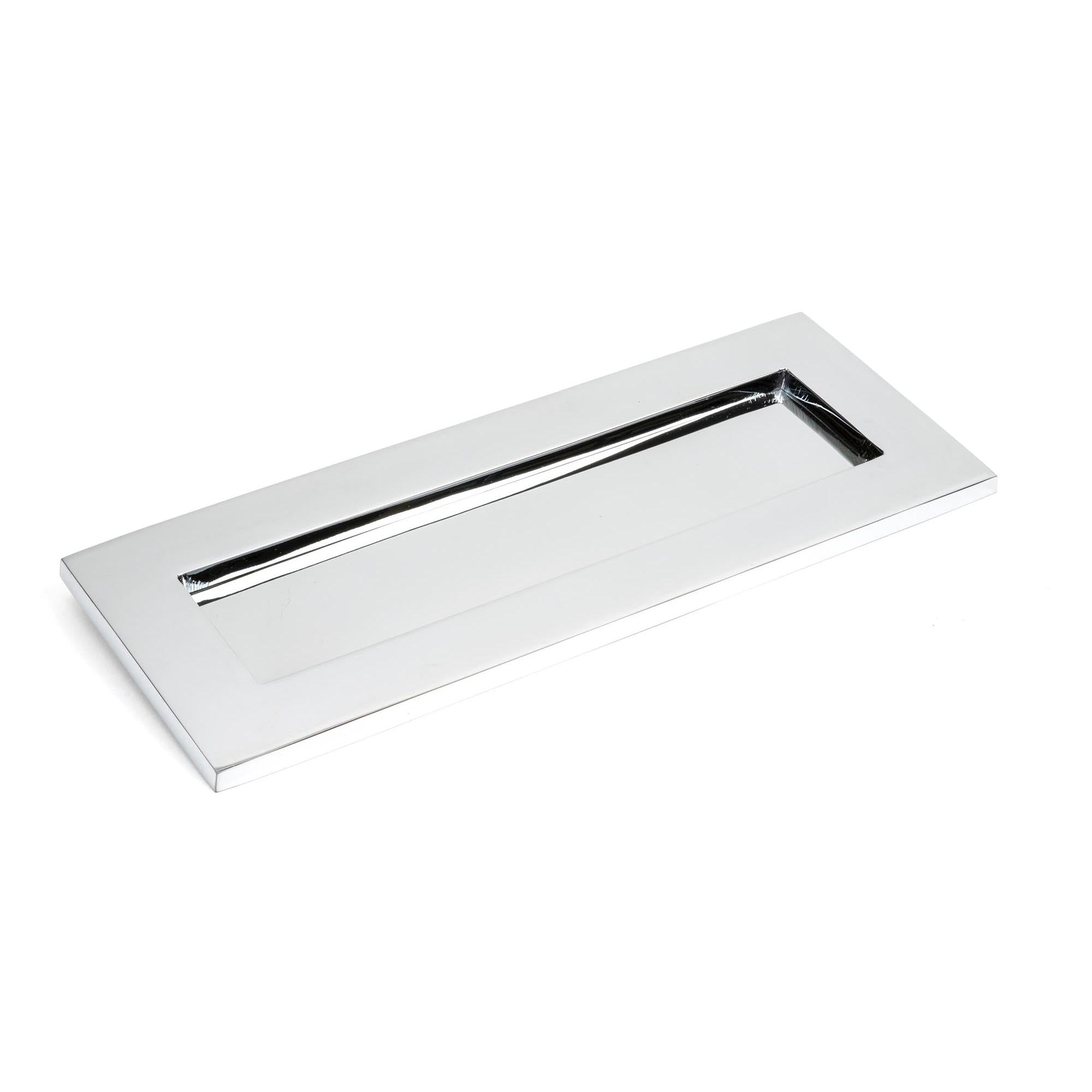 Polished Chrome Small Letter Plate | From The Anvil - Letter Plates - From The Anvil - Yester Home
