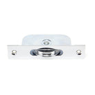 Polished Chrome Square Ended Sash Pulley 75kg | From The Anvil-Sash Pulleys-Yester Home