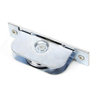 Polished Chrome Square Ended Sash Pulley 75kg | From The Anvil - Sash Pulleys - From The Anvil - Yester Home