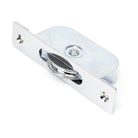 Polished Chrome Square Ended Sash Pulley 75kg | From The Anvil-Sash Pulleys-Yester Home