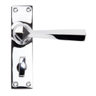 Polished Chrome Straight Lever Bathroom Set | From The Anvil - Lever Bathroom - From The Anvil - Yester Home