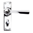 Polished Chrome Straight Lever Bathroom Set | From The Anvil-Lever Bathroom-Yester Home