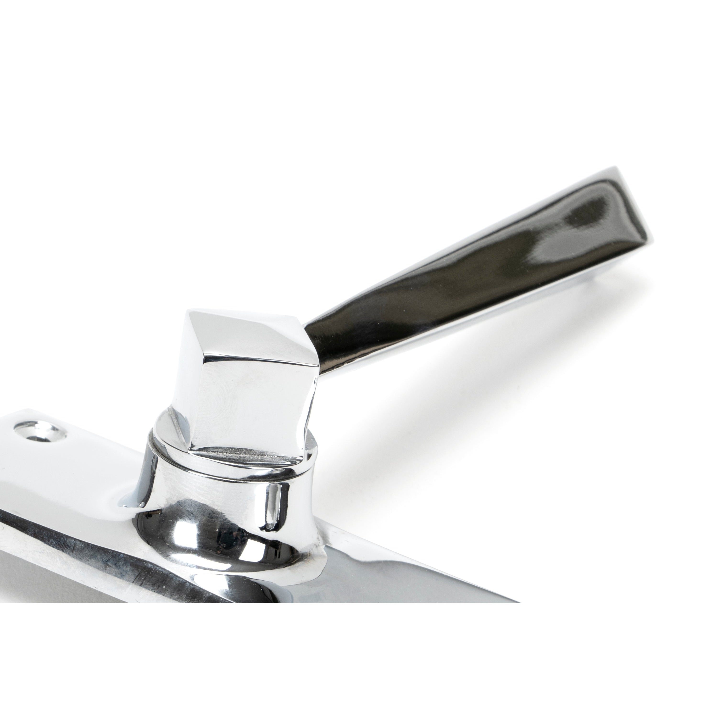 Polished Chrome Straight Lever Euro Lock Set | From The Anvil-Lever Euro-Yester Home