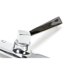 Polished Chrome Straight Lever Euro Lock Set | From The Anvil - Lever Euro - From The Anvil - Yester Home