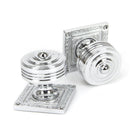 Polished Chrome Tewkesbury Square Mortice Knob Set | From The Anvil - Mortice Knobs - From The Anvil - Yester Home