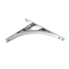 Polished Chrome Tyne Shelf Bracket (260mm x 200mm) | From The Anvil-Shelf Brackets-Yester Home