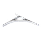 Polished Chrome Tyne Shelf Bracket (314mm x 250mm) | From The Anvil - Shelf Brackets - From The Anvil - Yester Home