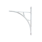 Polished Chrome Tyne Shelf Bracket (314mm x 250mm) | From The Anvil-Shelf Brackets-Yester Home