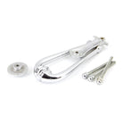 Polished Chrome Victorian Loop Door Knocker | From The Anvil - Bolt-Through Door Knockers - From The Anvil - Yester Home