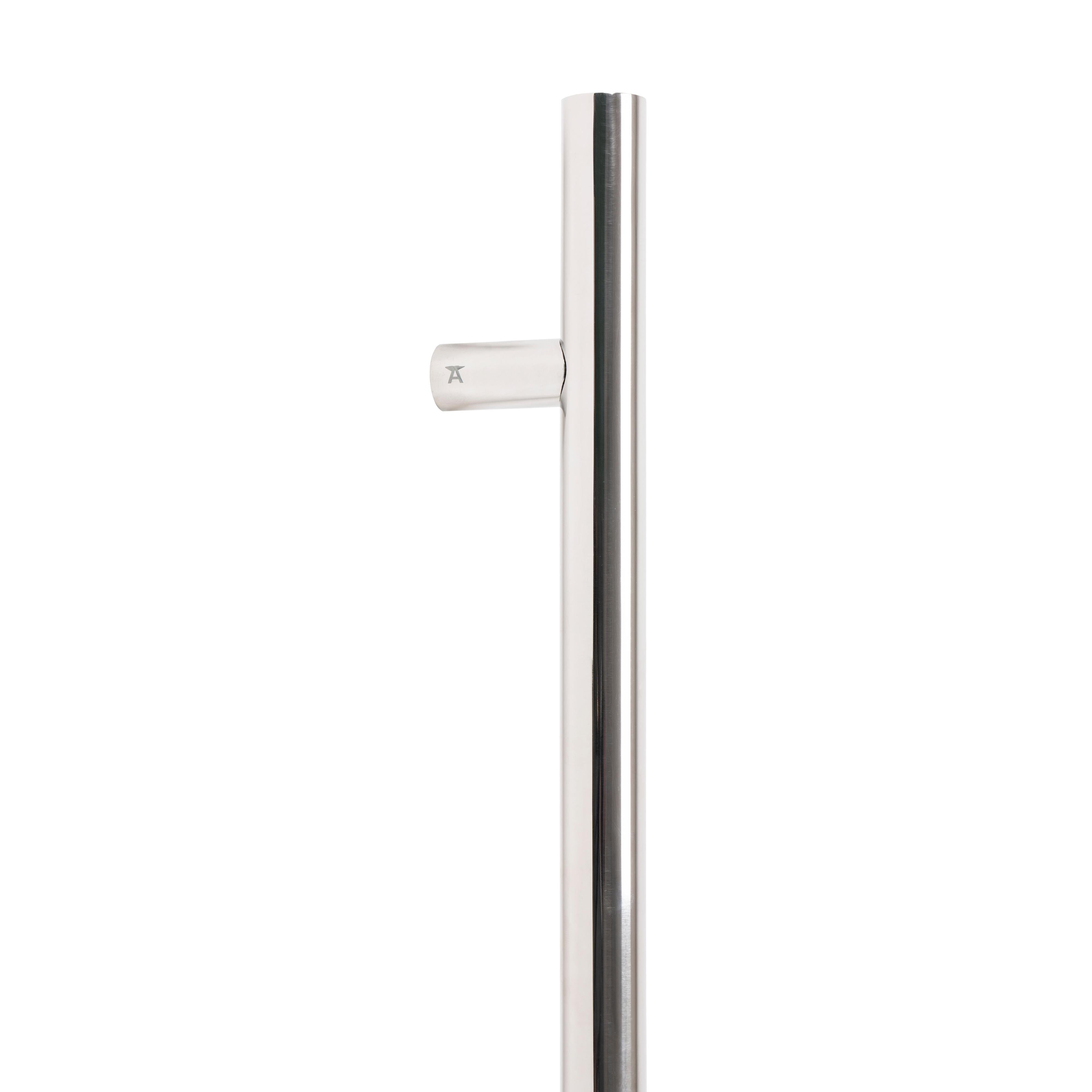 Polished Marine SS (316) 0.6m T Bar Handle Bolt Fix 32mm Ø | From The Anvil - Door Pull Handles - From The Anvil - Yester Home
