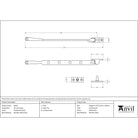 Polished Marine SS (316) 10" Avon Stay | From The Anvil-Stays-Yester Home