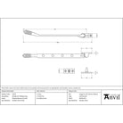 Polished Marine SS (316) 10" Reeded Stay - Stays - From The Anvil - Yester Home