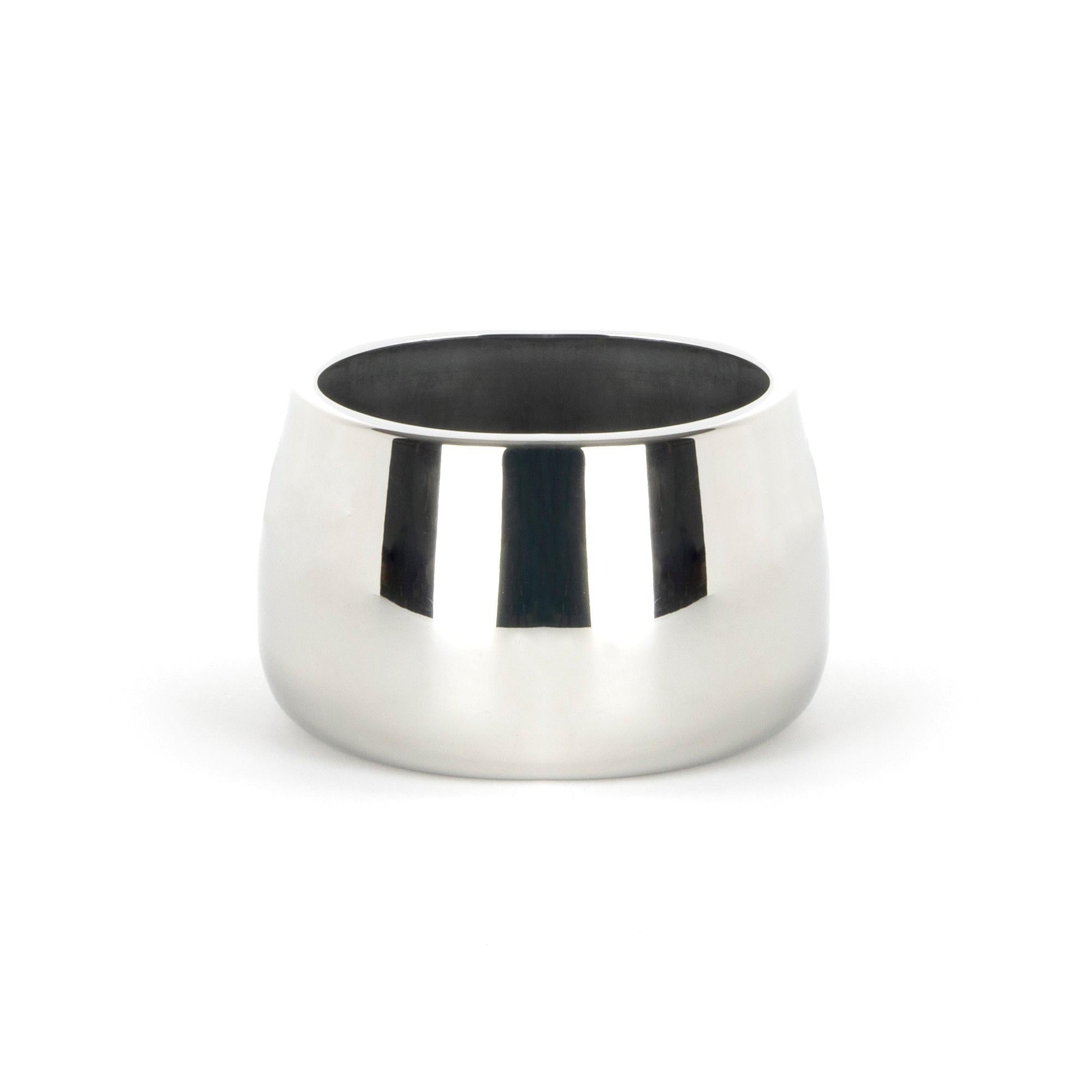 Polished Marine SS (316) 12.5cm Hepworth Pot | From The Anvil - Plant Pots - From The Anvil - Yester Home