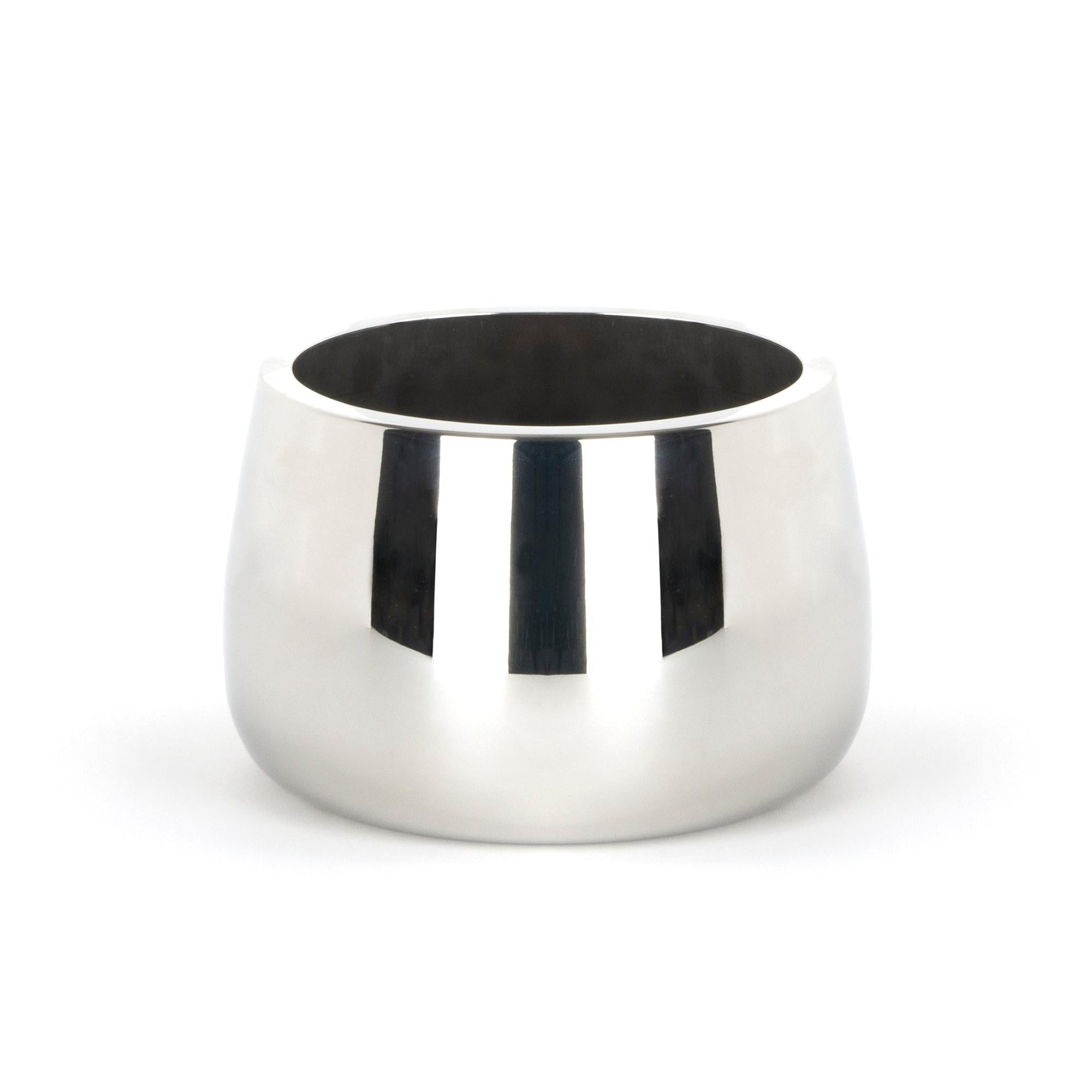 Polished Marine SS (316) 16cm Hepworth Pot | From The Anvil - Plant Pots - From The Anvil - Yester Home