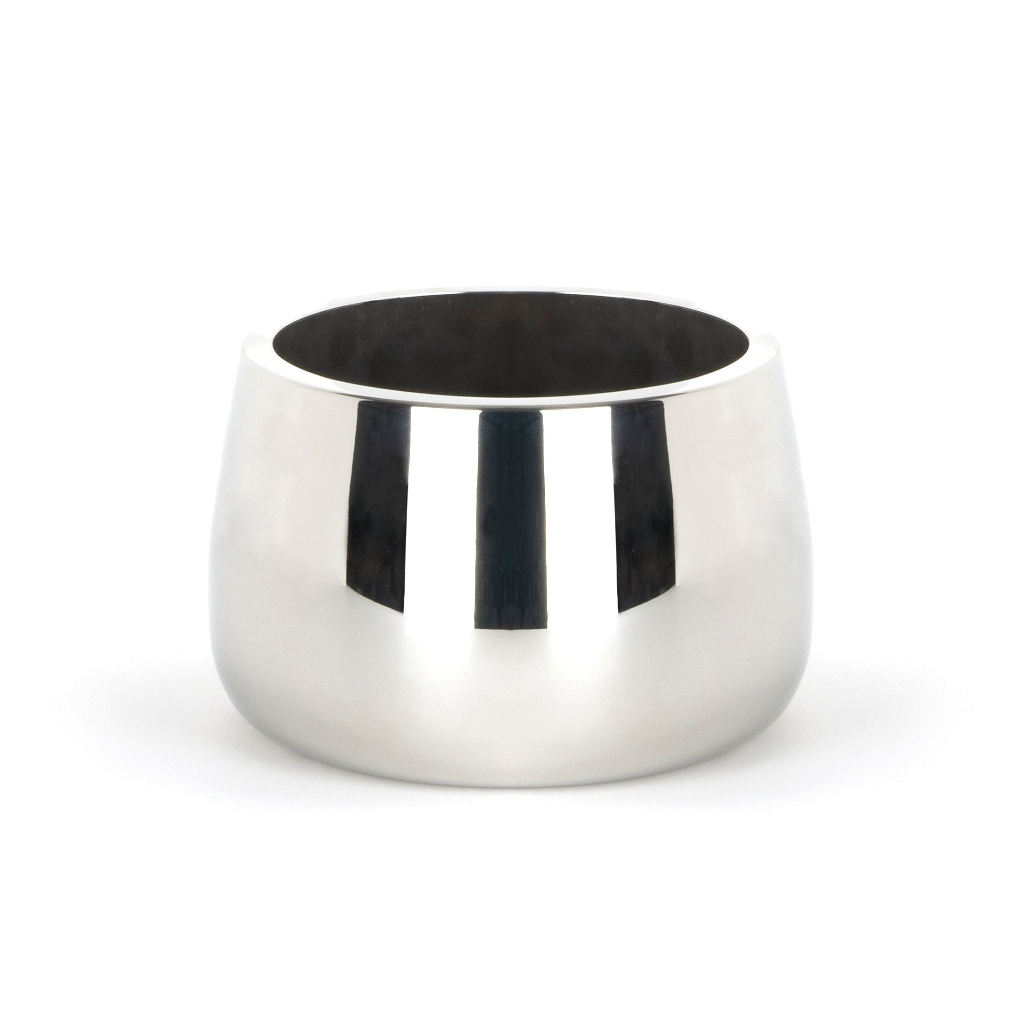 Polished Marine SS (316) 16cm Hepworth Pot | From The Anvil-Plant Pots-Yester Home