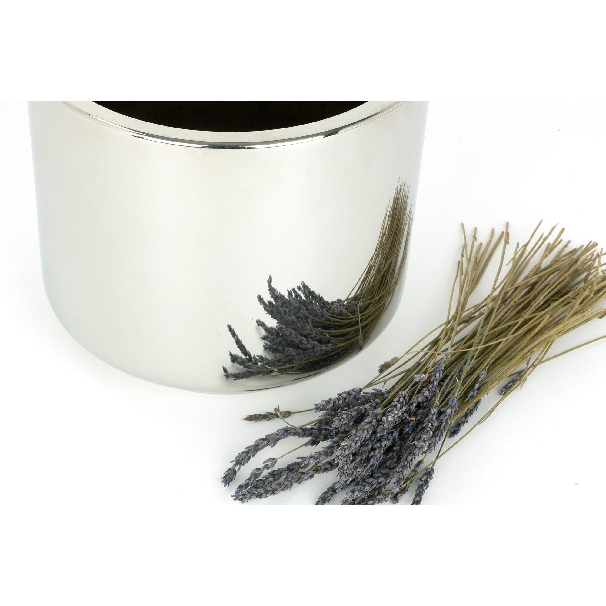 Polished Marine SS (316) 16cm Newlyn Pot | From The Anvil - Plant Pots - From The Anvil - Yester Home