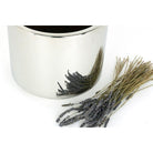 Polished Marine SS (316) 16cm Newlyn Pot | From The Anvil-Plant Pots-Yester Home