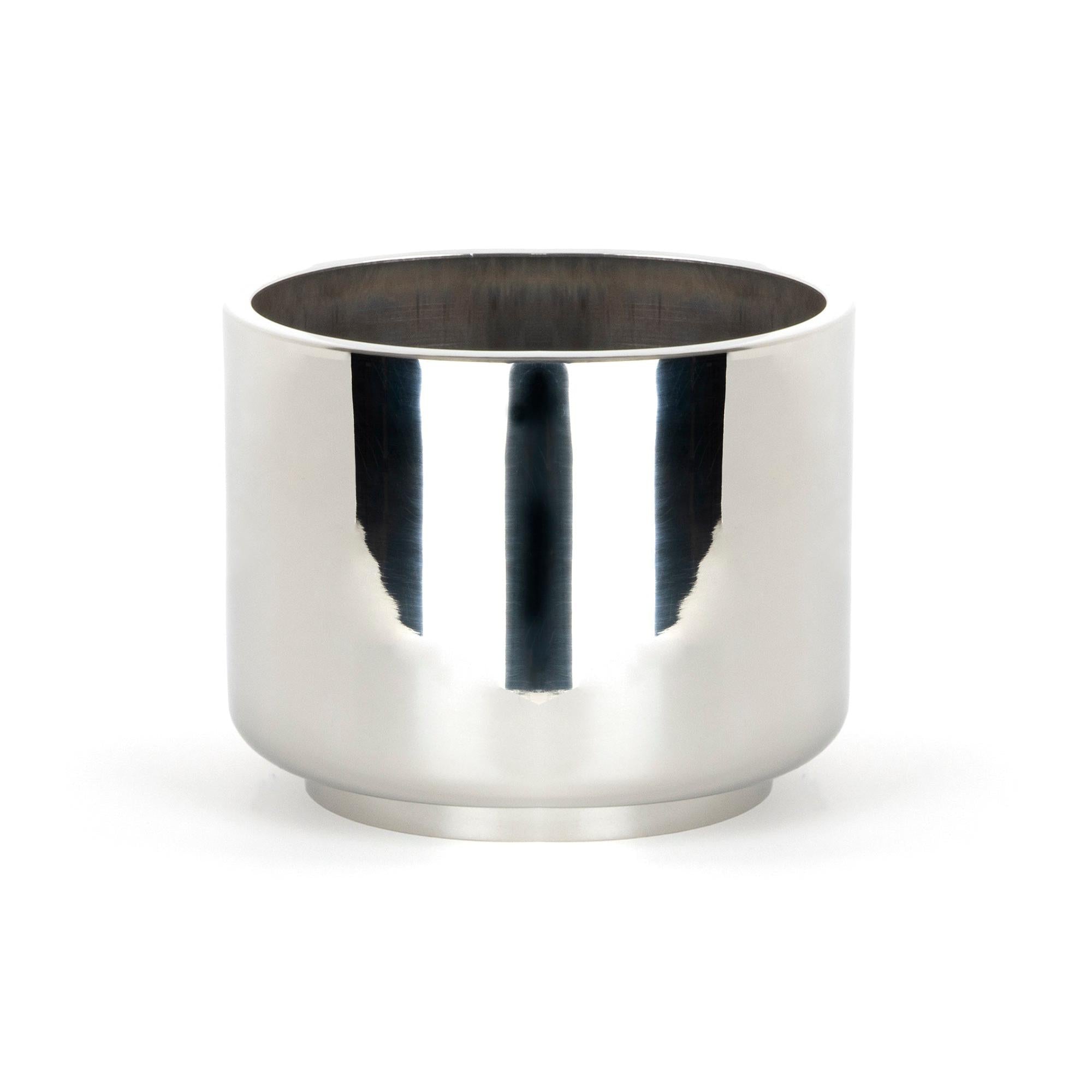 Polished Marine SS (316) 16cm Newlyn Pot | From The Anvil - Plant Pots - From The Anvil - Yester Home