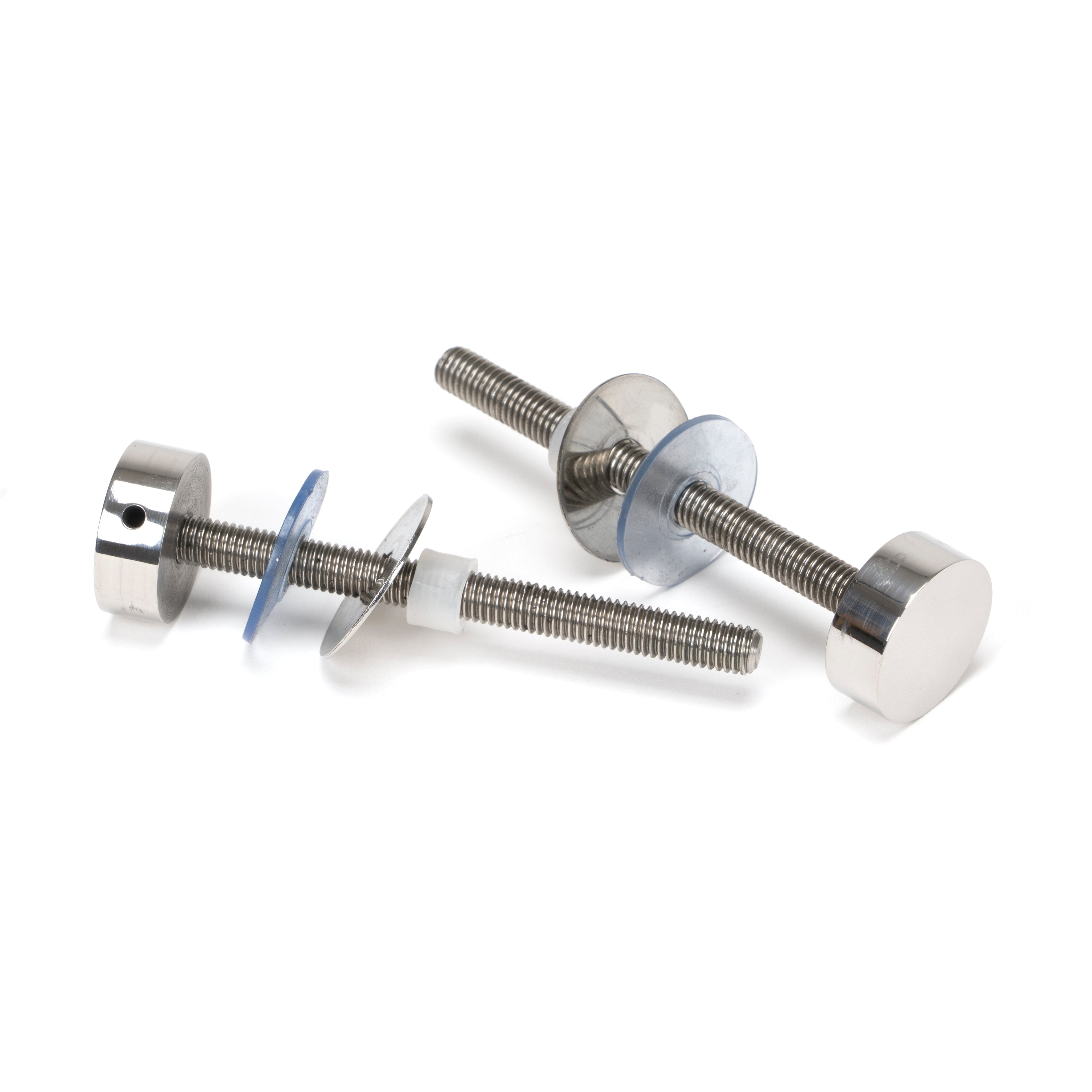 Polished Marine SS (316) 1.5m T Bar Handle Bolt Fix 32mm Ø | From The Anvil-Pull Handles-Yester Home