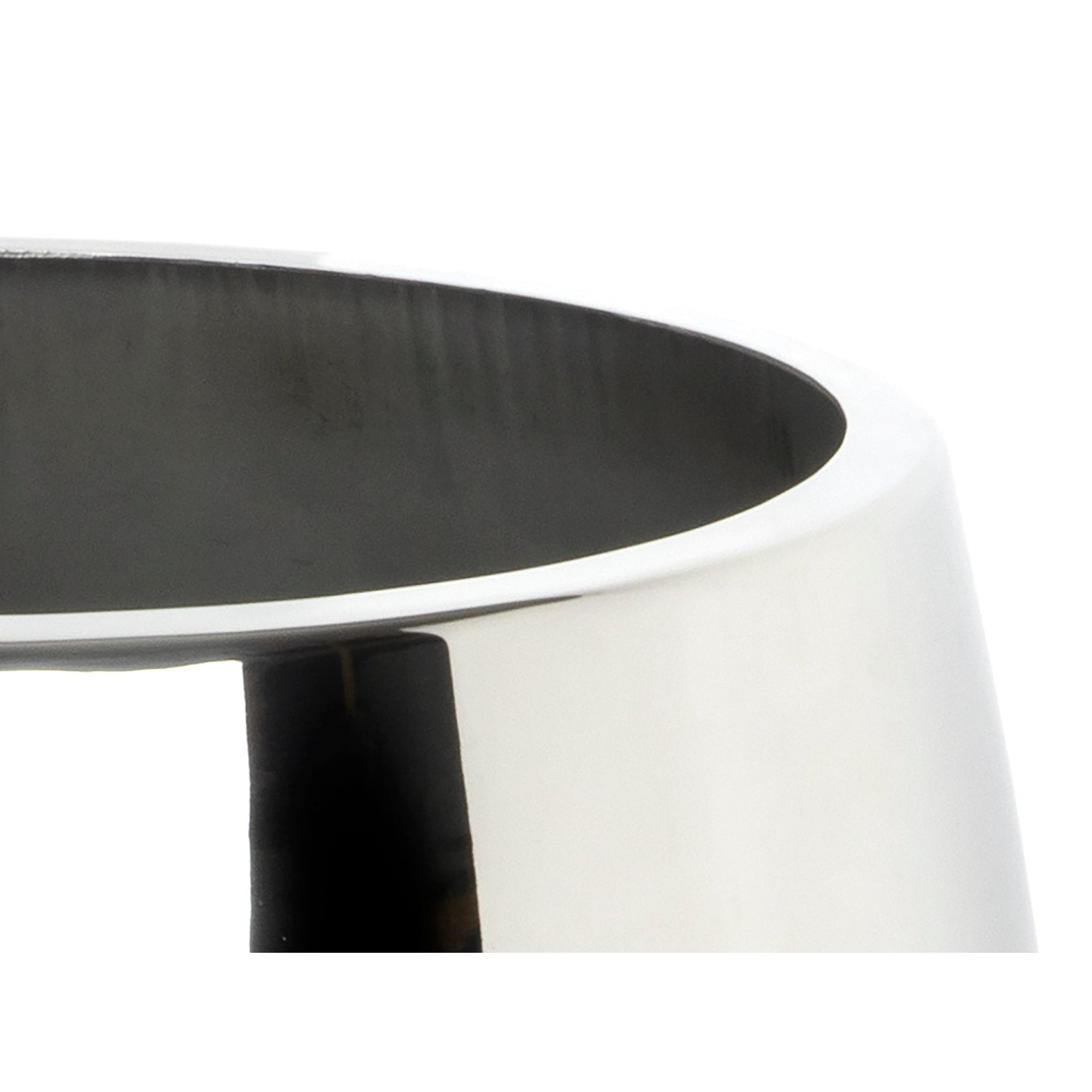 Polished Marine SS (316) 28cm Hepworth Pot | From The Anvil-Plant Pots-Yester Home