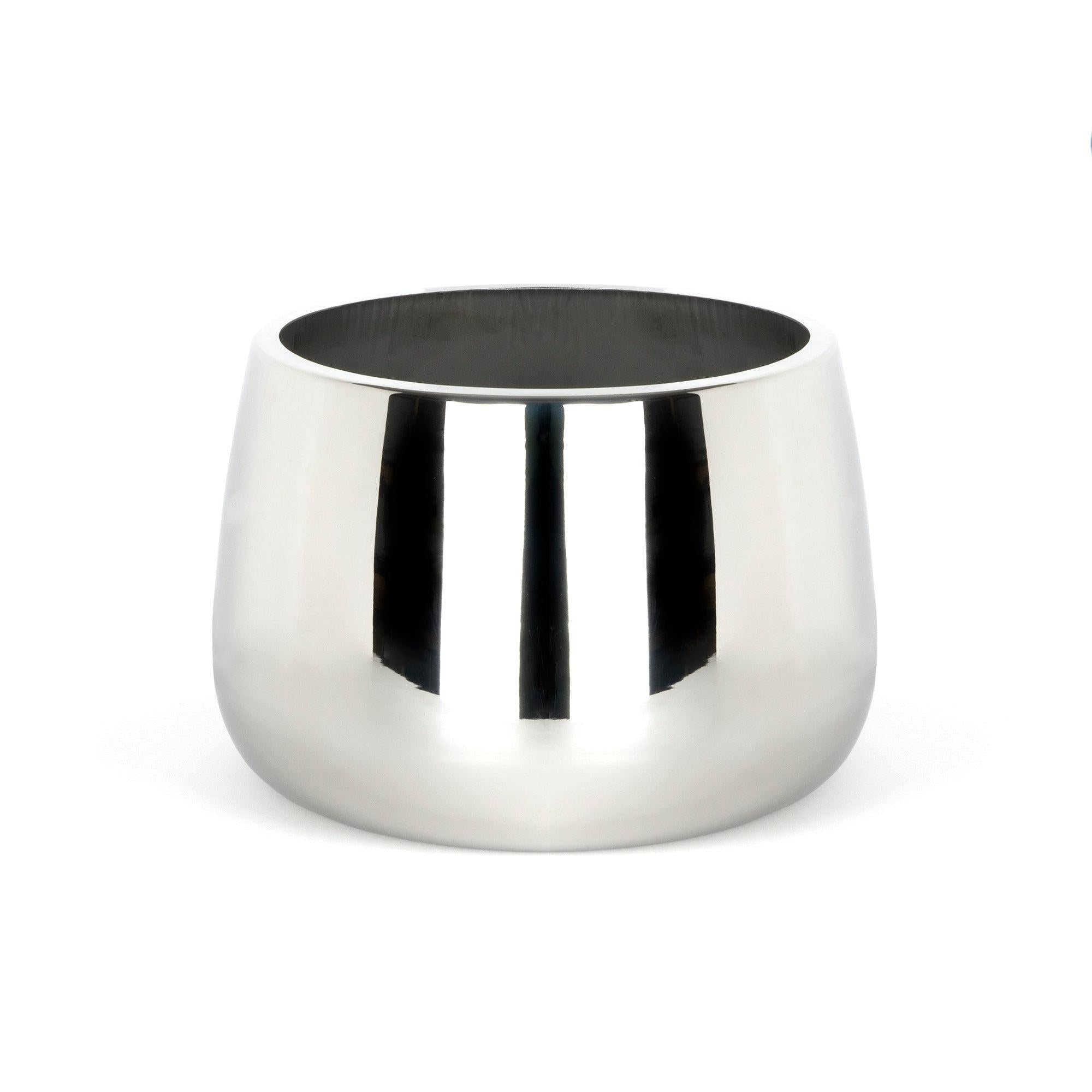 Polished Marine SS (316) 28cm Hepworth Pot | From The Anvil - Plant Pots - From The Anvil - Yester Home
