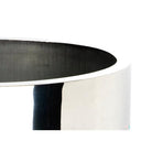 Polished Marine SS (316) 28cm Newlyn Pot (Drainage holes) | From The Anvil-Plant Pots-Yester Home
