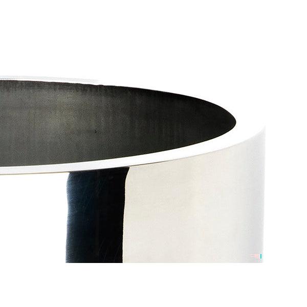 Polished Marine SS (316) 28cm Newlyn Pot (Drainage holes) | From The Anvil-Plant Pots-Yester Home