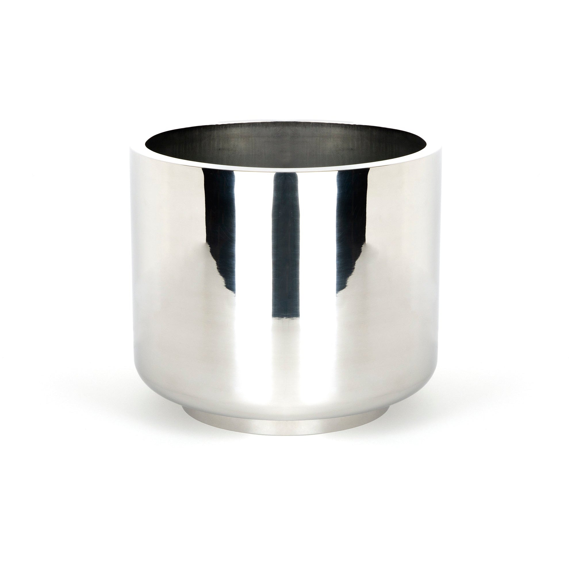 Polished Marine SS (316) 28cm Newlyn Pot | From The Anvil-Plant Pots-Yester Home