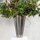 Polished Marine SS (316) 30cm Flora Pot (Drainage holes) | From The Anvil - Plant Pots - From The Anvil - Yester Home
