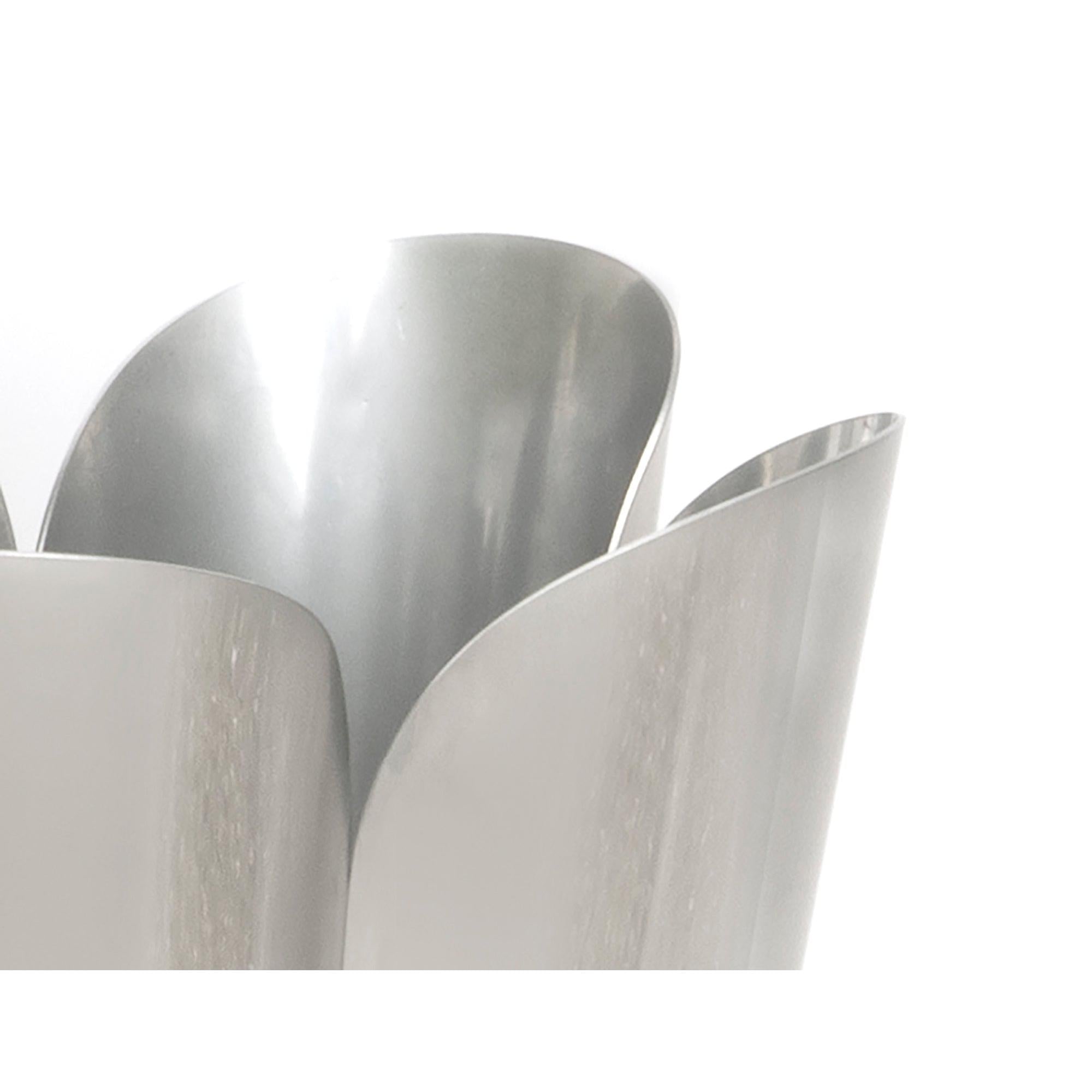 Polished Marine SS (316) 30cm Flora Pot (Drainage holes) | From The Anvil - Plant Pots - From The Anvil - Yester Home