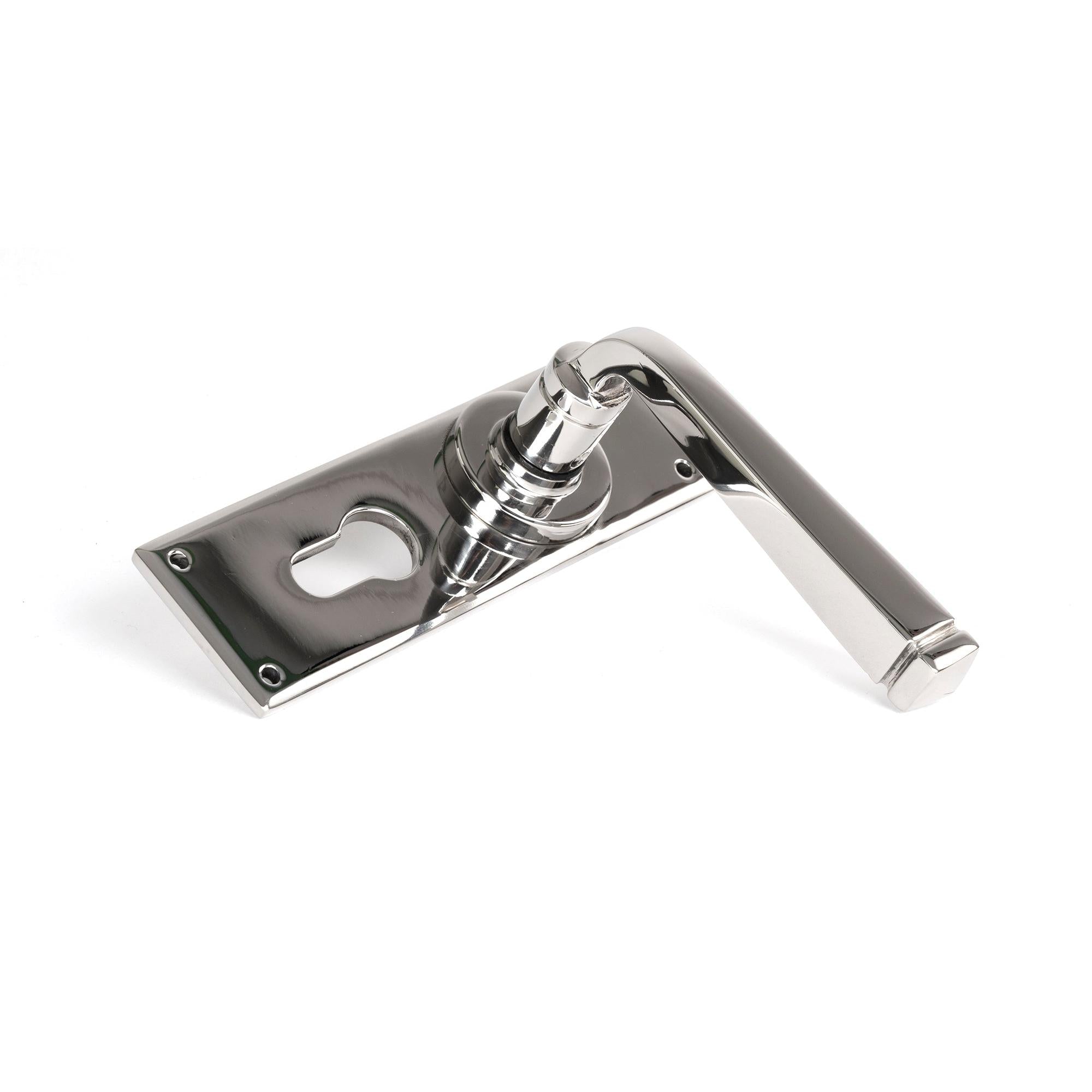 Polished Marine SS (316) Avon Lever Euro Lock Set | From The Anvil - Lever Euro - From The Anvil - Yester Home