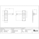 Polished Marine SS (316) Avon Lever Euro Lock Set | From The Anvil - Lever Euro - From The Anvil - Yester Home