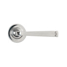 Polished Marine SS (316) Avon Round Lever on Rose Set (Plain) - Unsprung | From The Anvil-Concealed-Yester Home